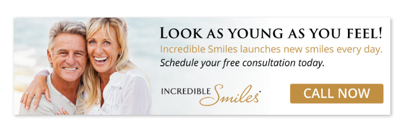 Look as young as you feel with cosmetic dentistry from incredible smiles of boulder colorado! Call now web banner by designink digital.