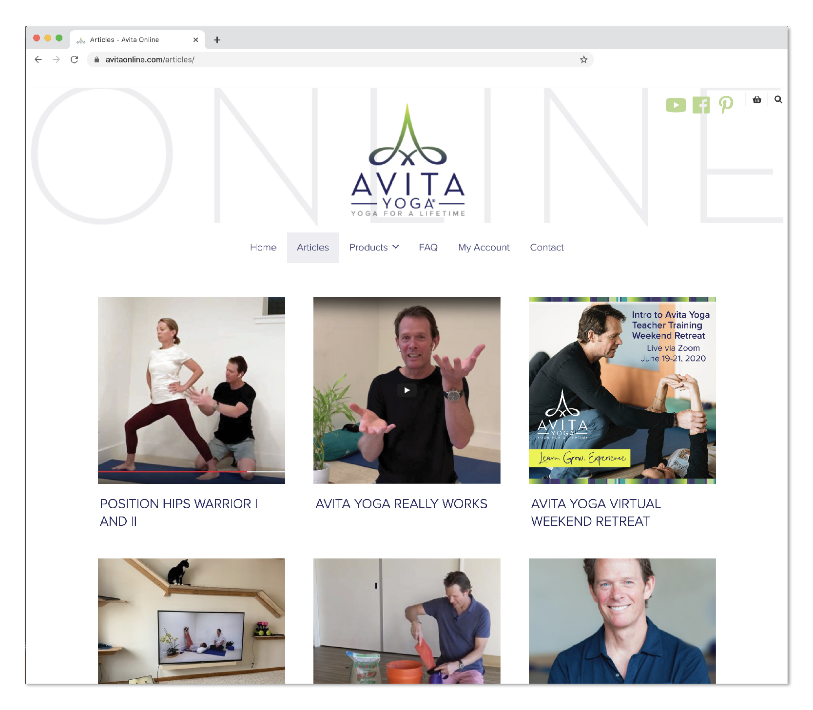 Build your website traffic with high quality blogs and videos great to bring in new business on your online ecommerce store from teh portfolio of DesignInk Digital with Avita Yoga Online