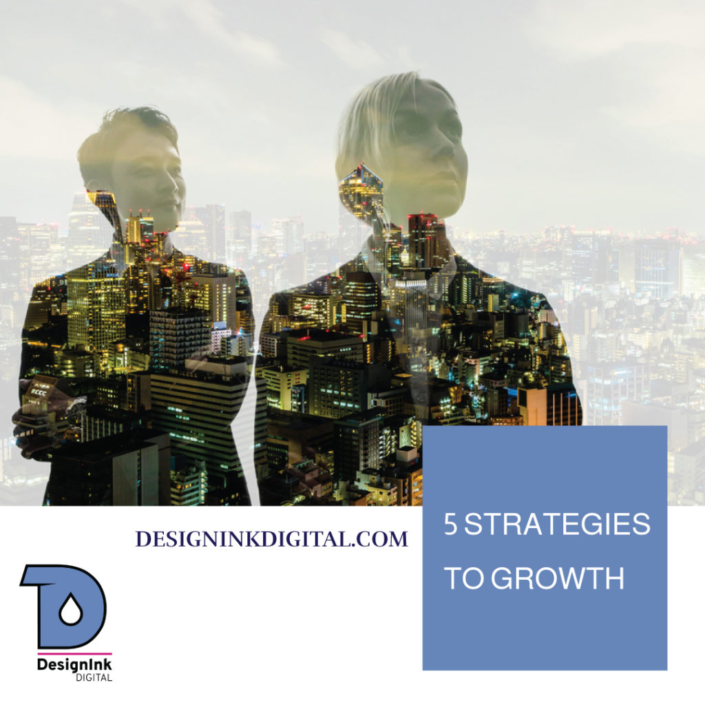 Five strategies to growth with DesignInk Digital - where are you going today and hw can we help you get there?