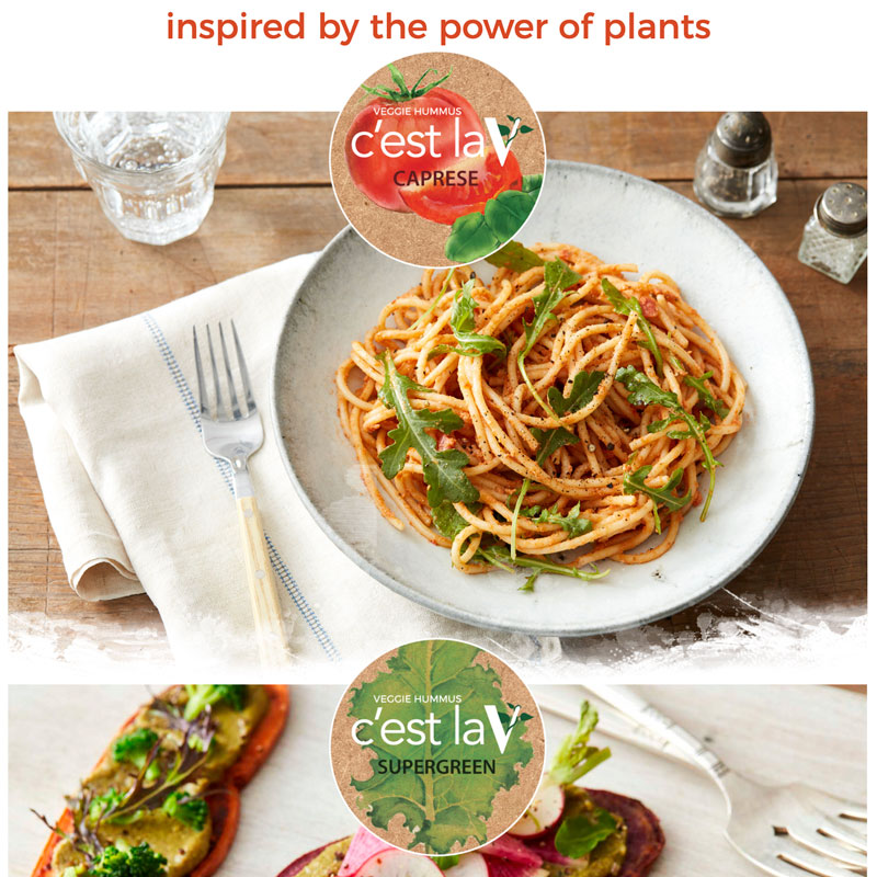C'est La Vie Vegan meals, vegan special sauces custom web dev by DesignInk Digital a full service digital agency