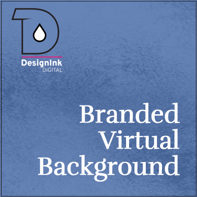 Attend virtual meeting with peace of mind - your branded virtual backgrounds by DesignInk Digital will be all that your colleagues see.Upgrade your Zoom business experience with a custom branded virtual background created by designink digital