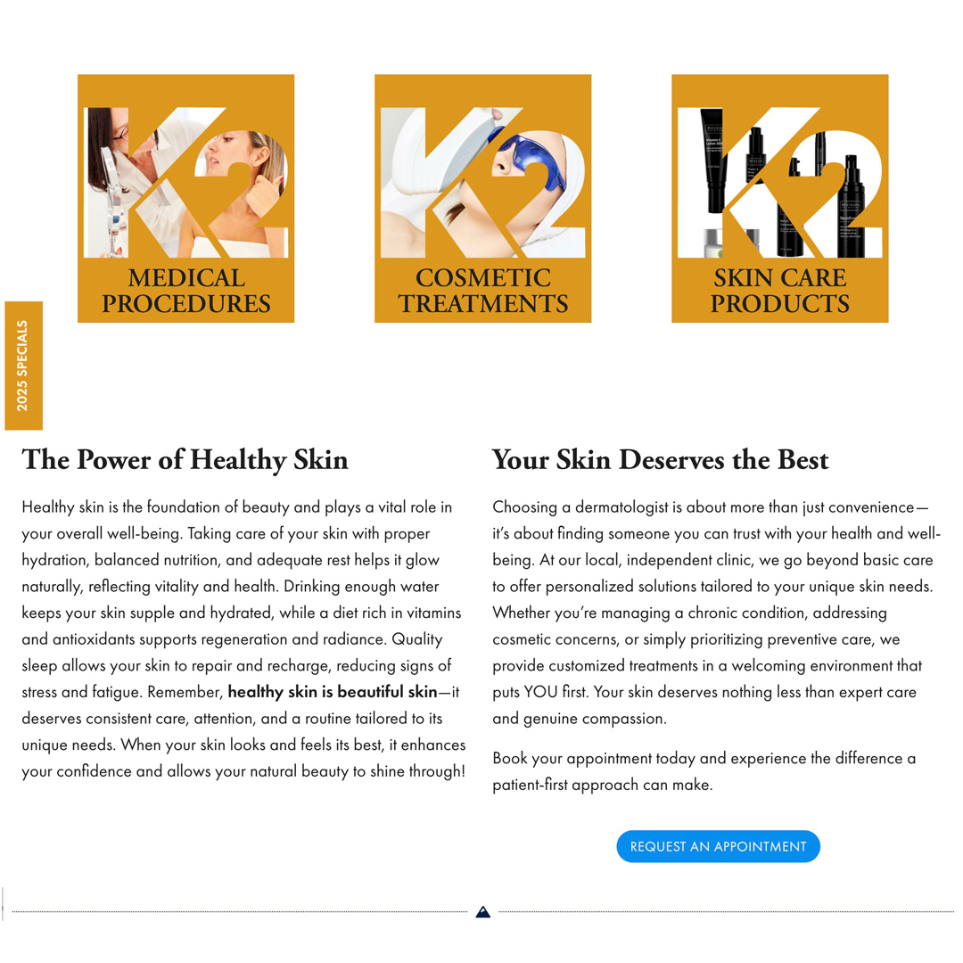 K2-Derm-Home-Page