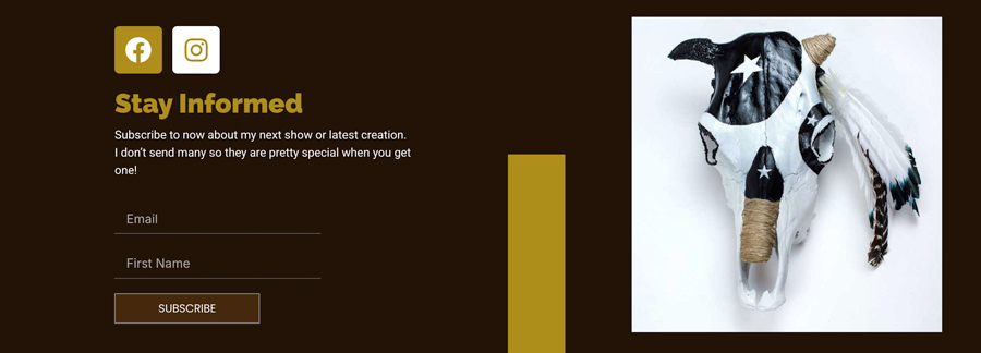 Poorman Design Footer Signup