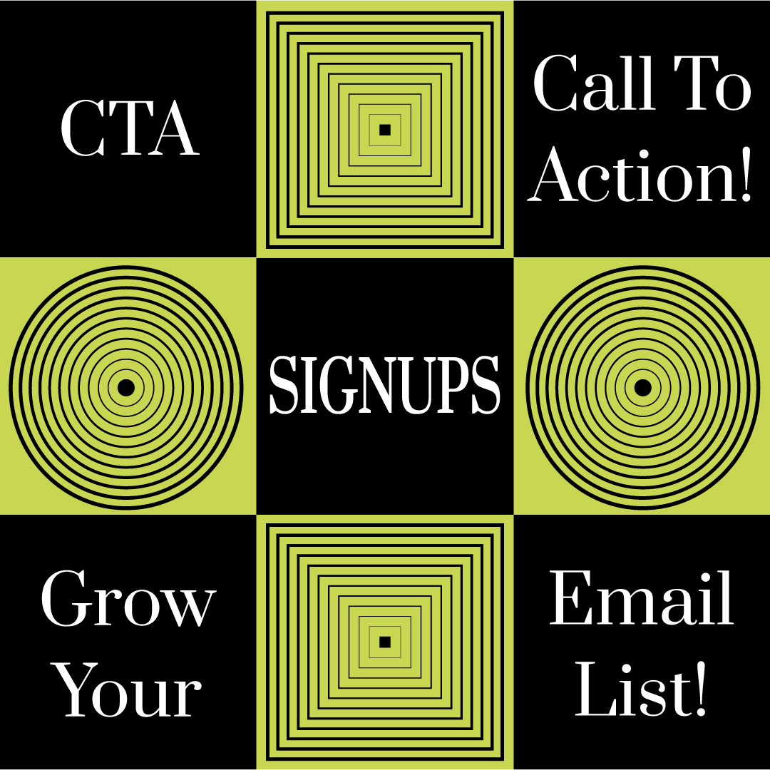 Build Email Signup with a solid CAll. to Action on your dedicated Landing page